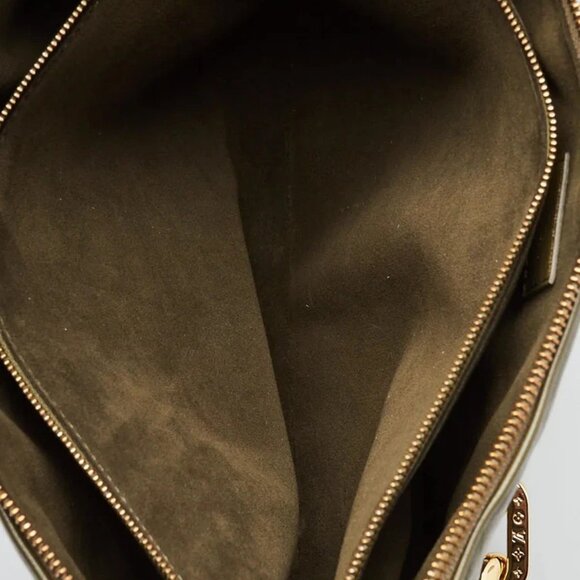 Louis Vuitton Green Monogram Embossed Leather Coussin MM Bag - Picture 9 of 12